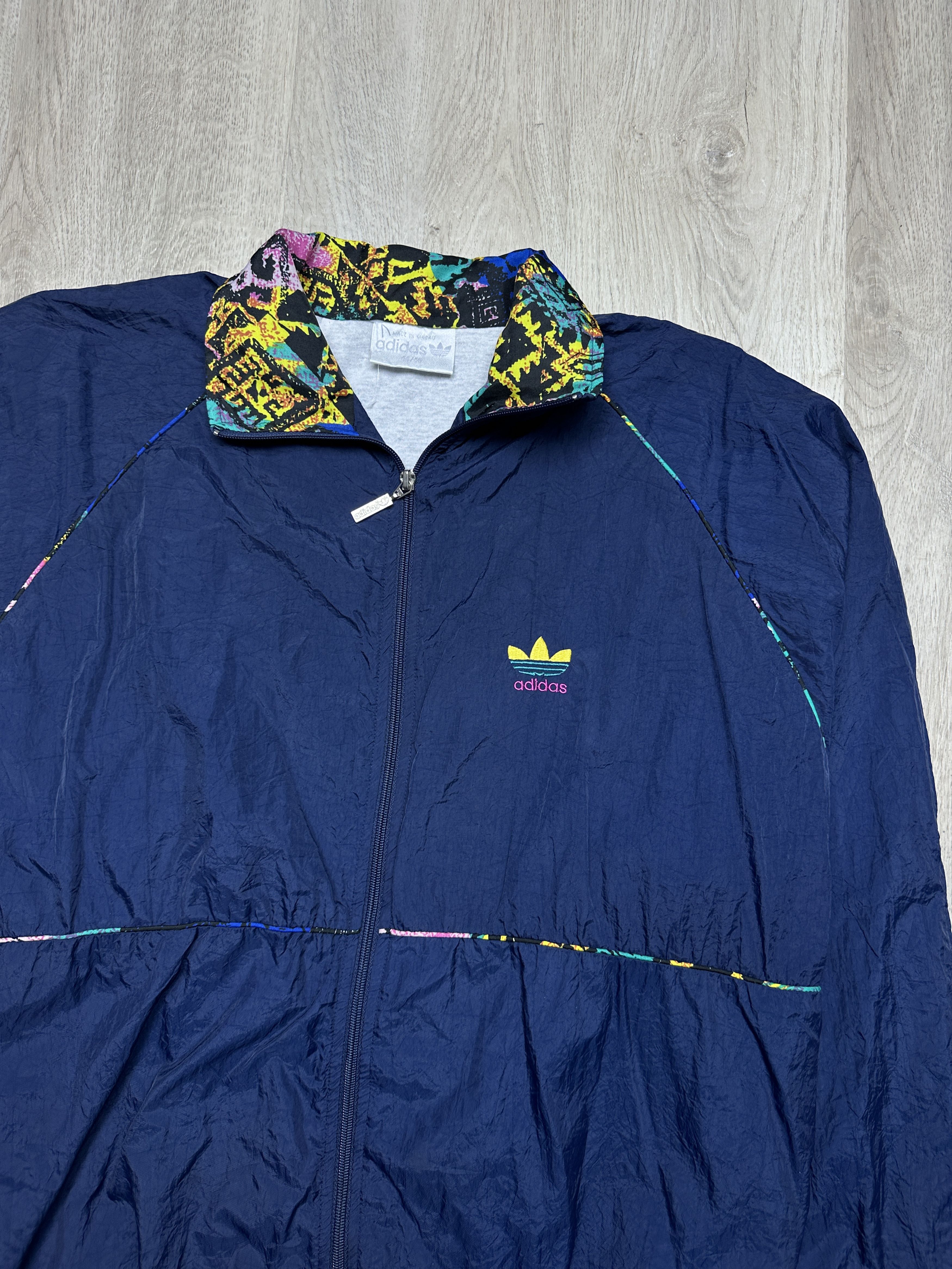 Adidas Adidas Vintage Mens Nylon Tracksuit Pants+Jacket Suit Size US 36 / EU 52 - 3 Thumbnail