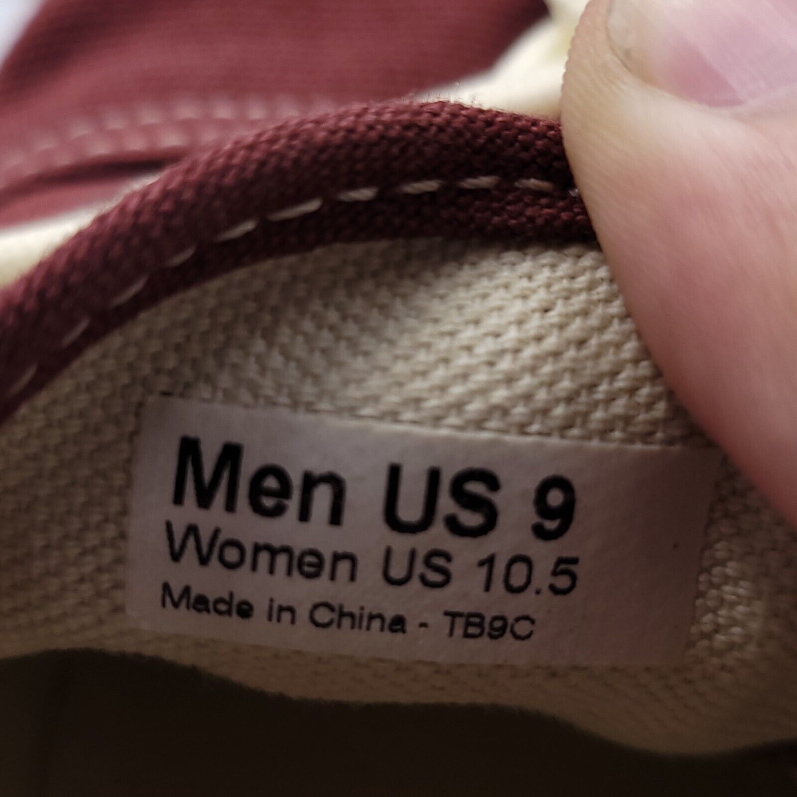 Vans Vans Off the Wall Shoe Women Size 10.5 Mens 9 TB9C Red White Size US 10.5 / IT 40.5 - 9 Thumbnail