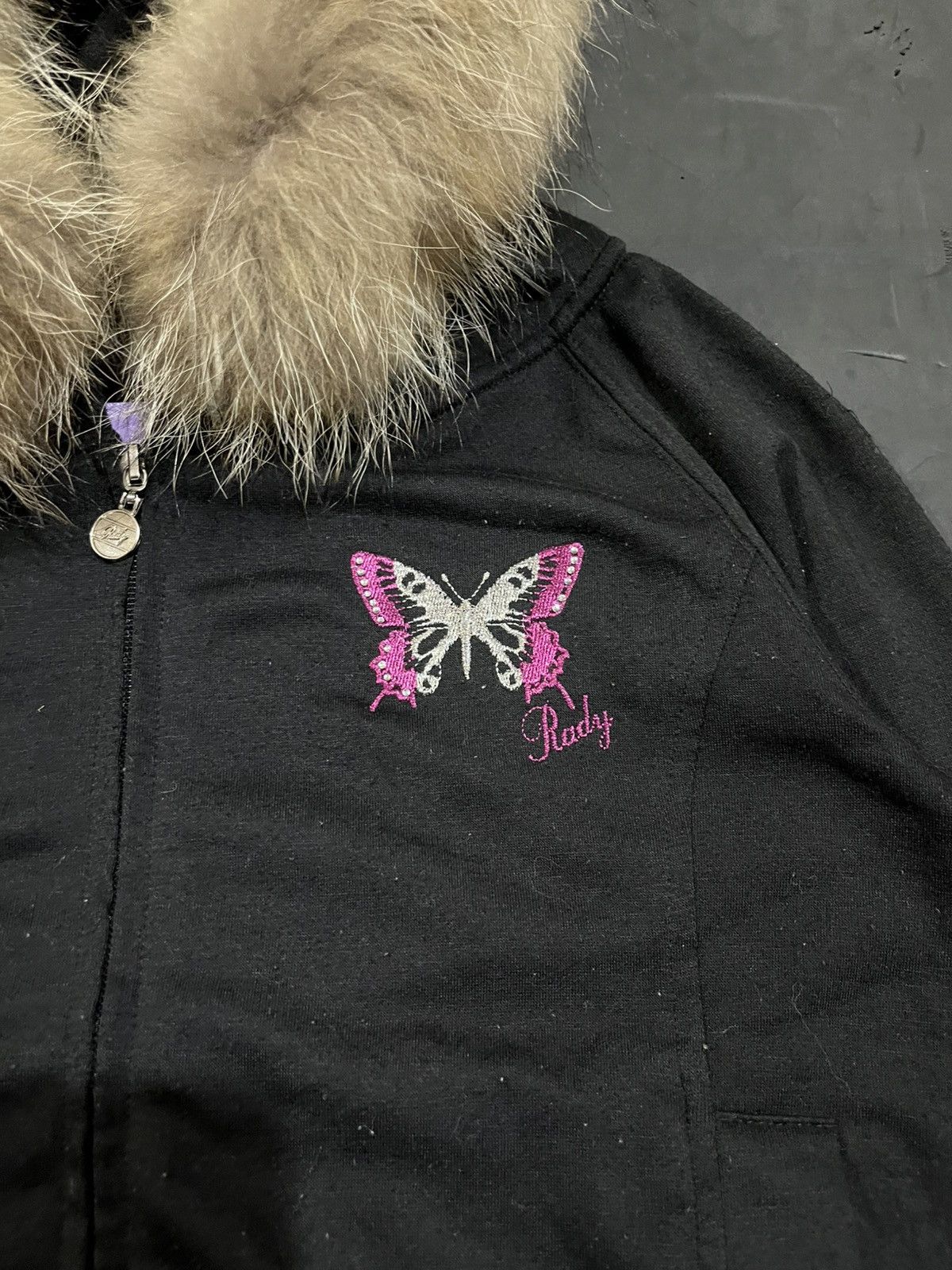If Six Was Nine Randy butterfly fur hoodie ifisxwasnine lgb styeld Size US XS / EU 42 / 0 - 3 Thumbnail