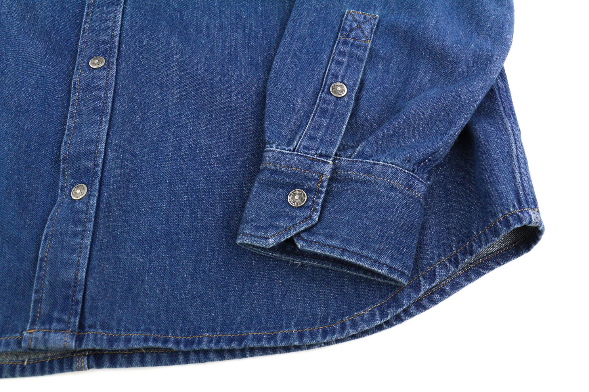 Diesel D-MILLY-SP L Denim Blue Spread Collar 40506 Size US L / EU 52-54 / 3 - 5 Thumbnail