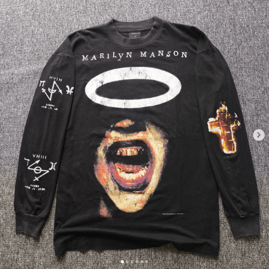 Band Tees Marylin Manson Bigger Than Satan Size US L / EU 52-54 / 3 - 1 Thumbnail