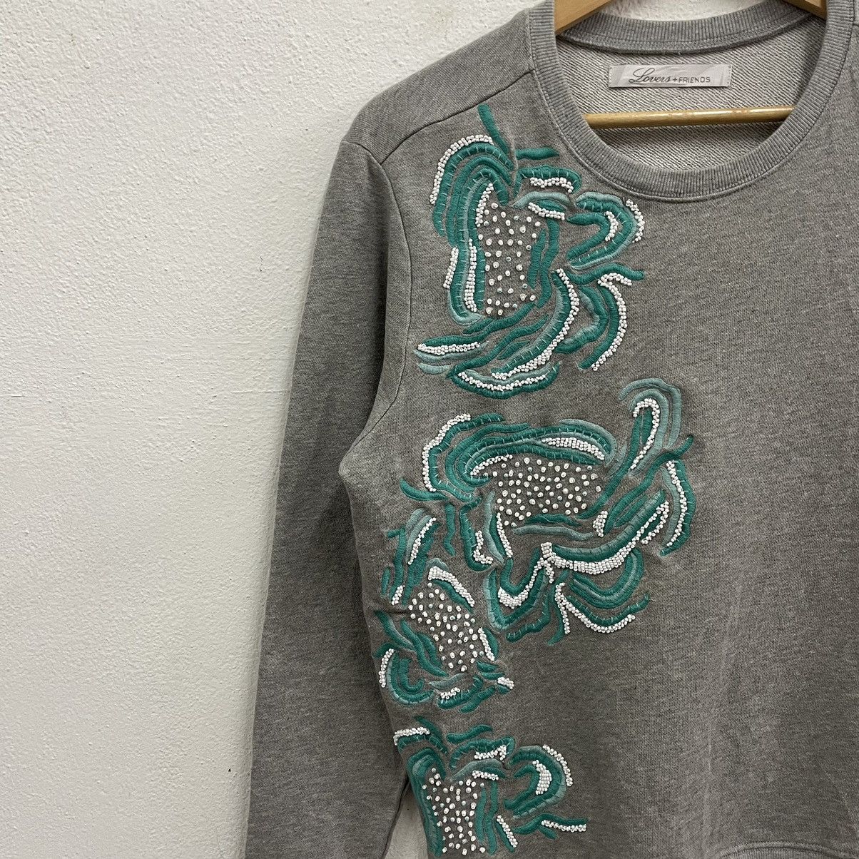 Vintage 🔥Vintage Retro Motive Flower Blink Glow Design Sweatshirts Size US S / EU 44-46 / 1 - 3 Thumbnail