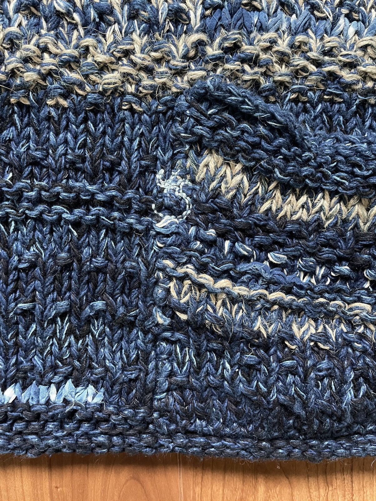 45rpm Ai Indigo Handknit Size US L / EU 52-54 / 3 - 7 Thumbnail
