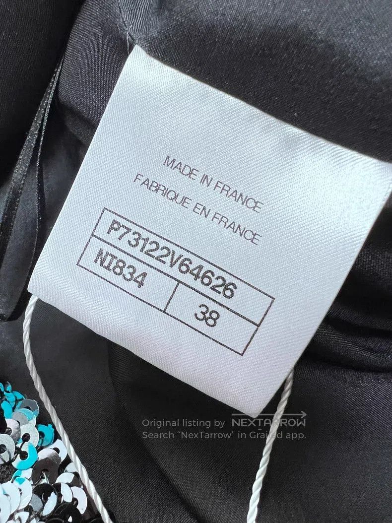 Chanel Chanel 22A show high-end handicraft workshop colour sequin Size 25" / US 0 / IT 36 - 6 Thumbnail