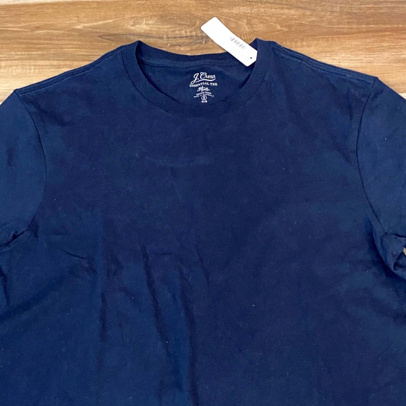J.Crew J. Crew Essential Slim Fit T Shirt Navy Blue Crew Neck Short Sleeve Mens Size S Cotton Shirt Size US S / EU 44-46 / 1 - 2 Thumbnail