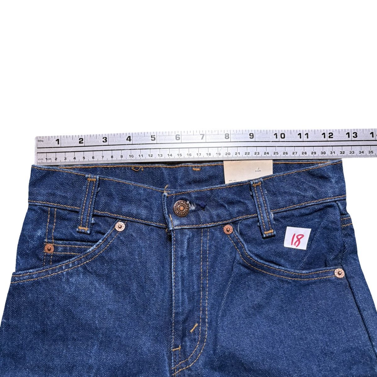 Levi's Vintage 80's Levi's 705 Student Straight Leg Jeans 26x29 NOS Size 26" / US 2 / IT 38 - 4 Thumbnail