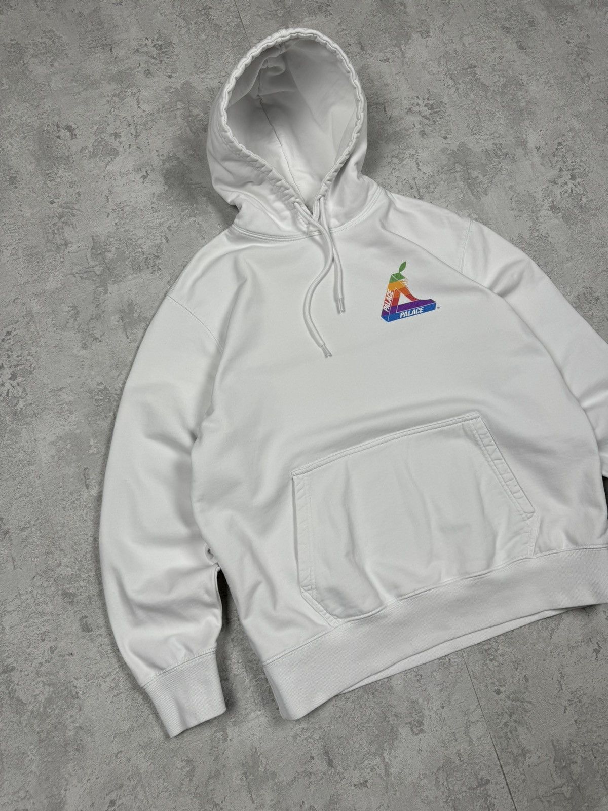 Palace Palace Jobsworth White Hoodie Big Logo Size L Size US L / EU 52-54 / 3 - 7 Thumbnail