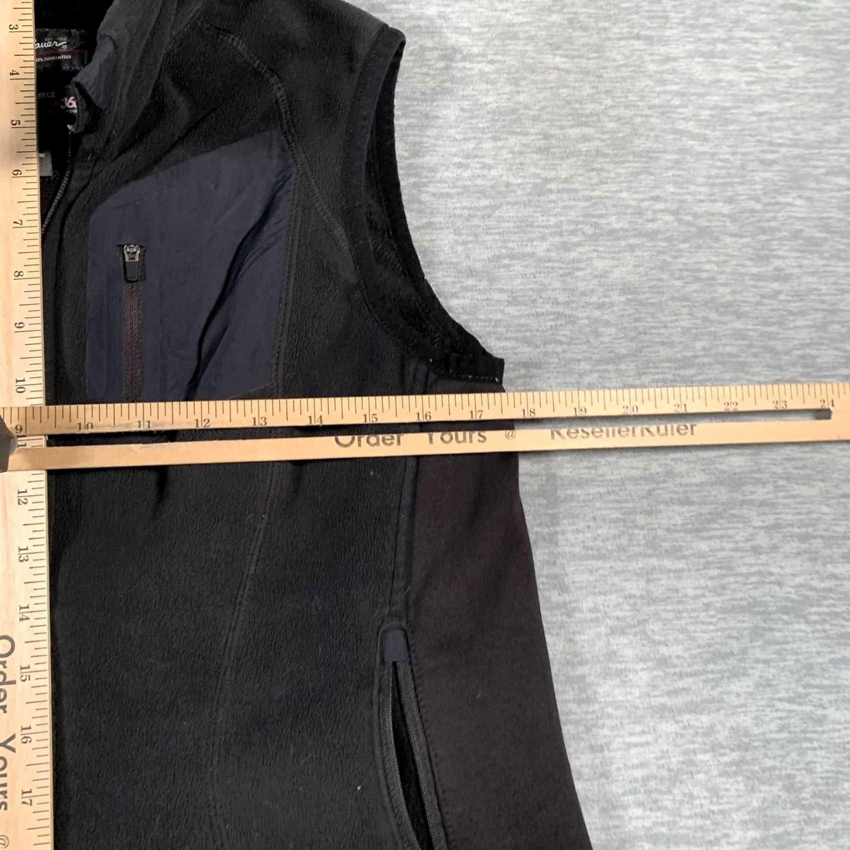 Eddie Bauer Eddie Bauer Vest Womens Medium Black Windcutter Fleece 365 Full Zip Polartec Size M / US 6-8 / IT 42-44 - 6 Thumbnail