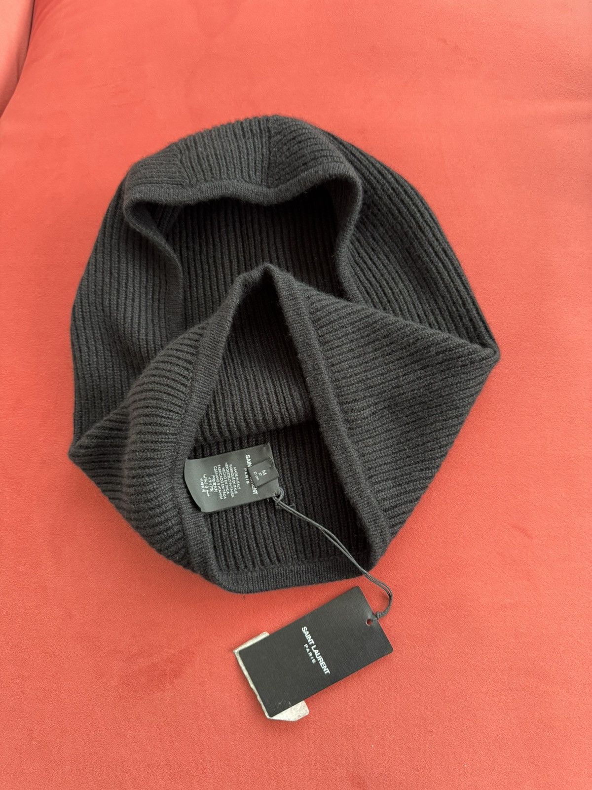 Saint Laurent Paris Saint Laurent NEW cashmere balaclava, one size Size ONE SIZE - 4 Thumbnail
