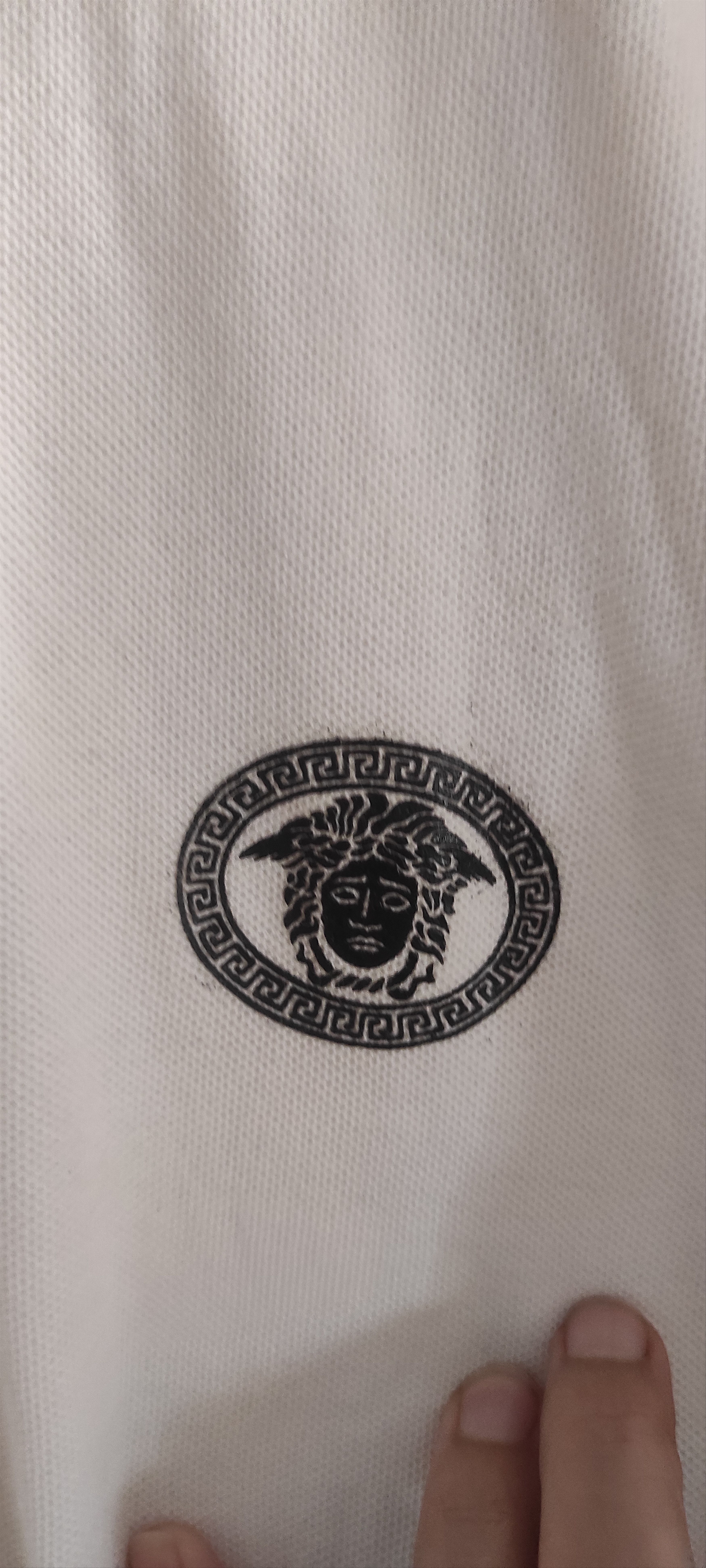 Versace VTG 90s Versace Jeans Couture Pique Polo T-shirt Y2K Size US L / EU 52-54 / 3 - 8 Thumbnail
