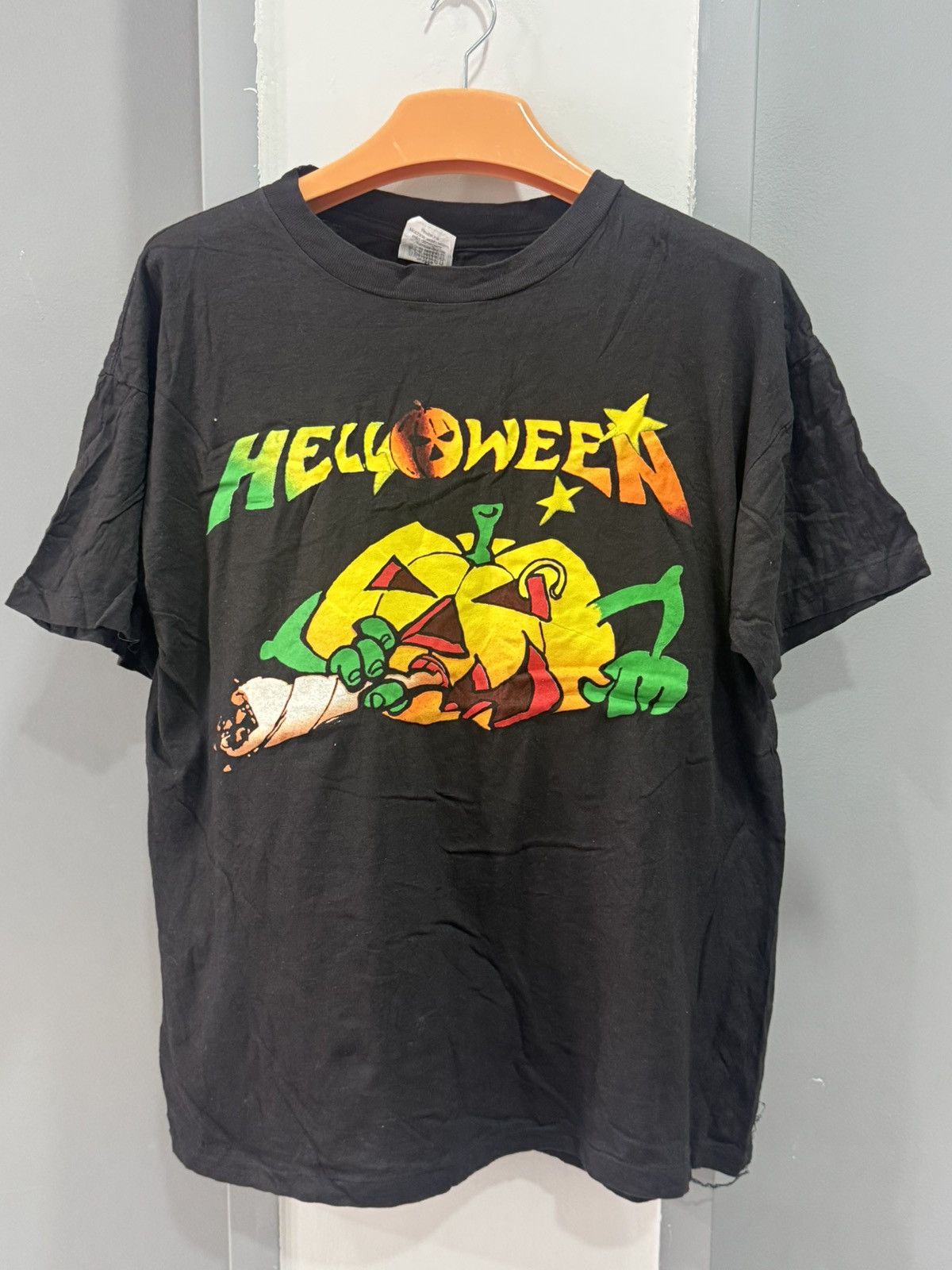 Band Tees vintage HALLOWEEN - its the time of the oa Size US L / EU 52-54 / 3 - 1 Thumbnail