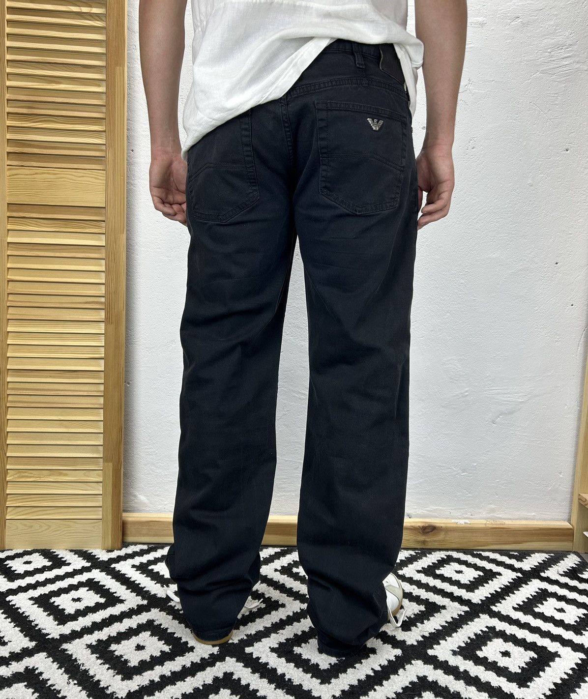 Armani × Vintage Armani Jeans Vintage Casual Pant size 33/34 Size US 33 - 1 Thumbnail