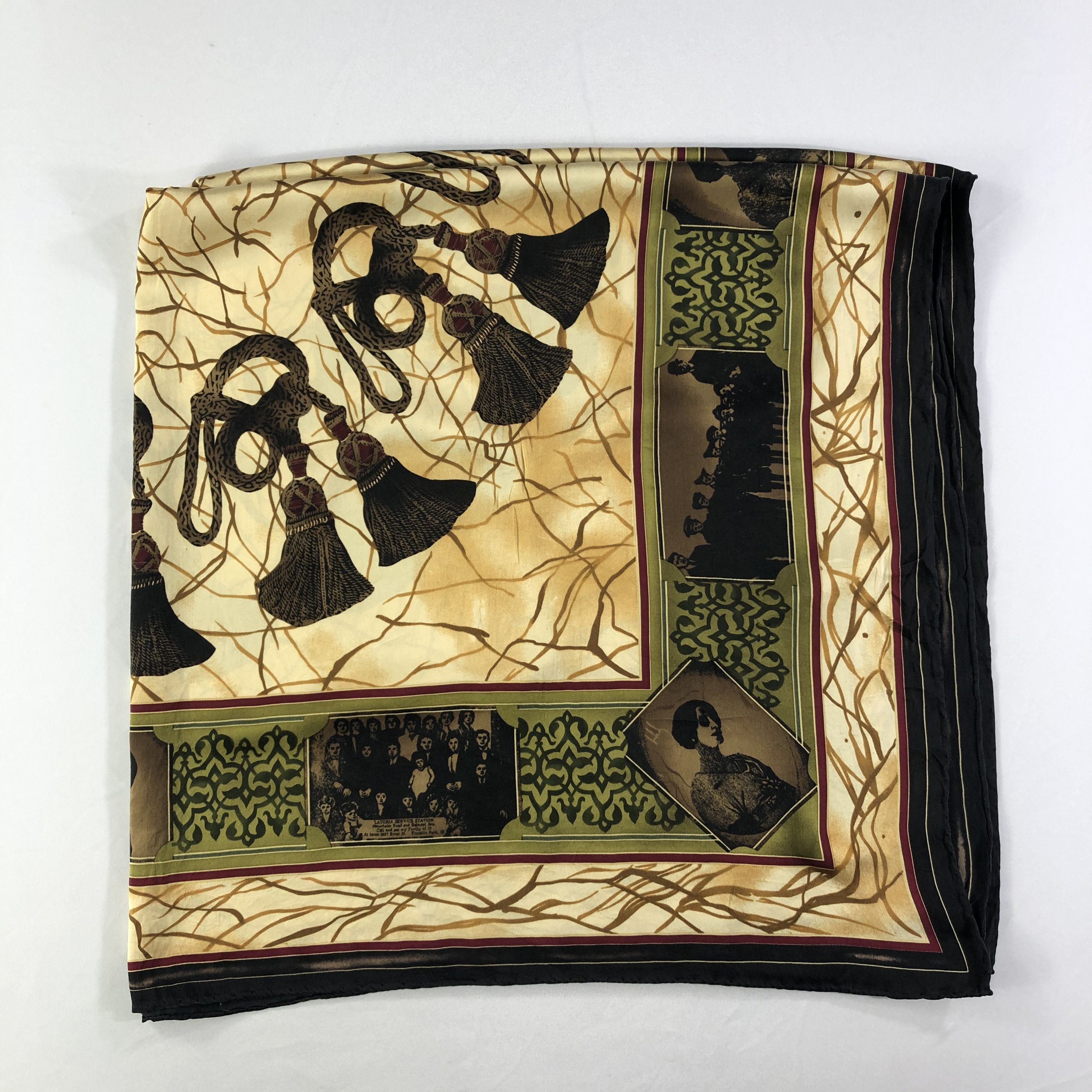 Vintage Vintage Silk Scarf Size ONE SIZE - 2 Thumbnail