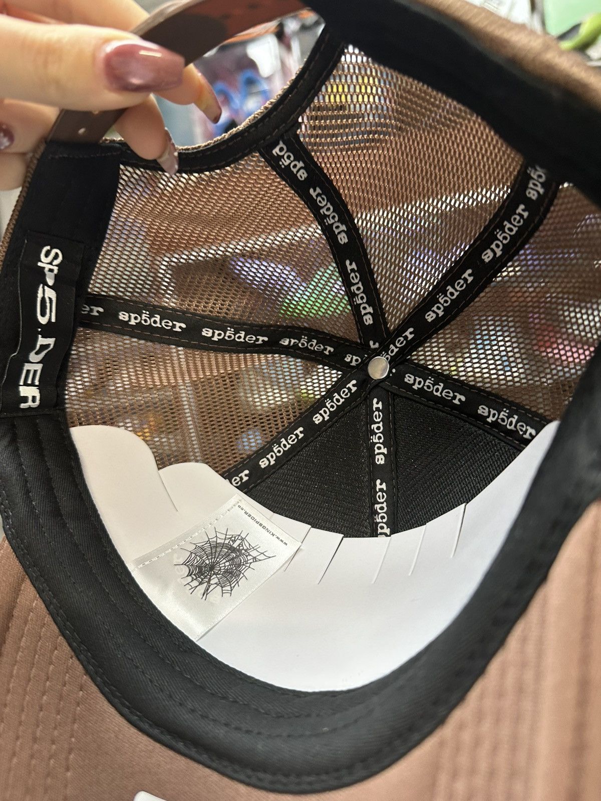 Sp5der Sp5der Web Hat (Brown) Size ONE SIZE - 3 Thumbnail