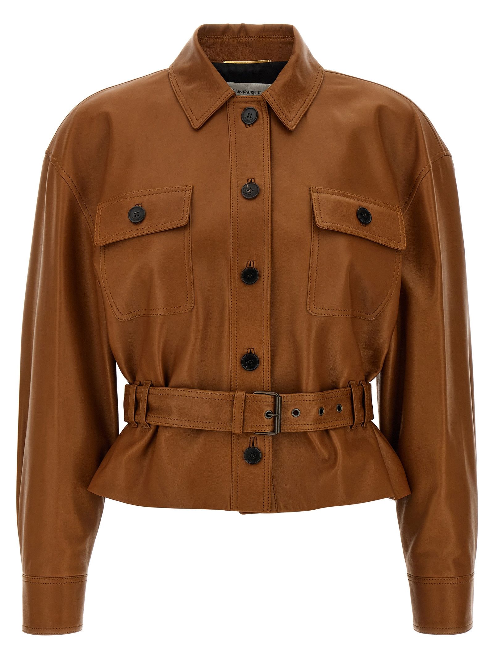 Saint Laurent Paris 'Saharienne' Jacket Size XS / US 0-2 / IT 36-38 - 1 Thumbnail