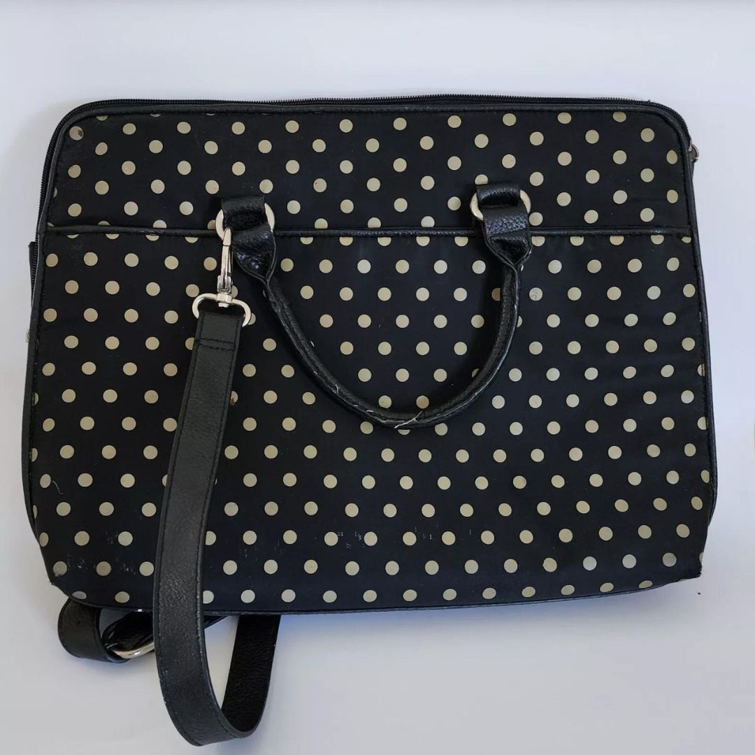 Other Bueno Briefcase Laptop Bag Polka Dot Chic College School Size ONE SIZE - 1 Thumbnail