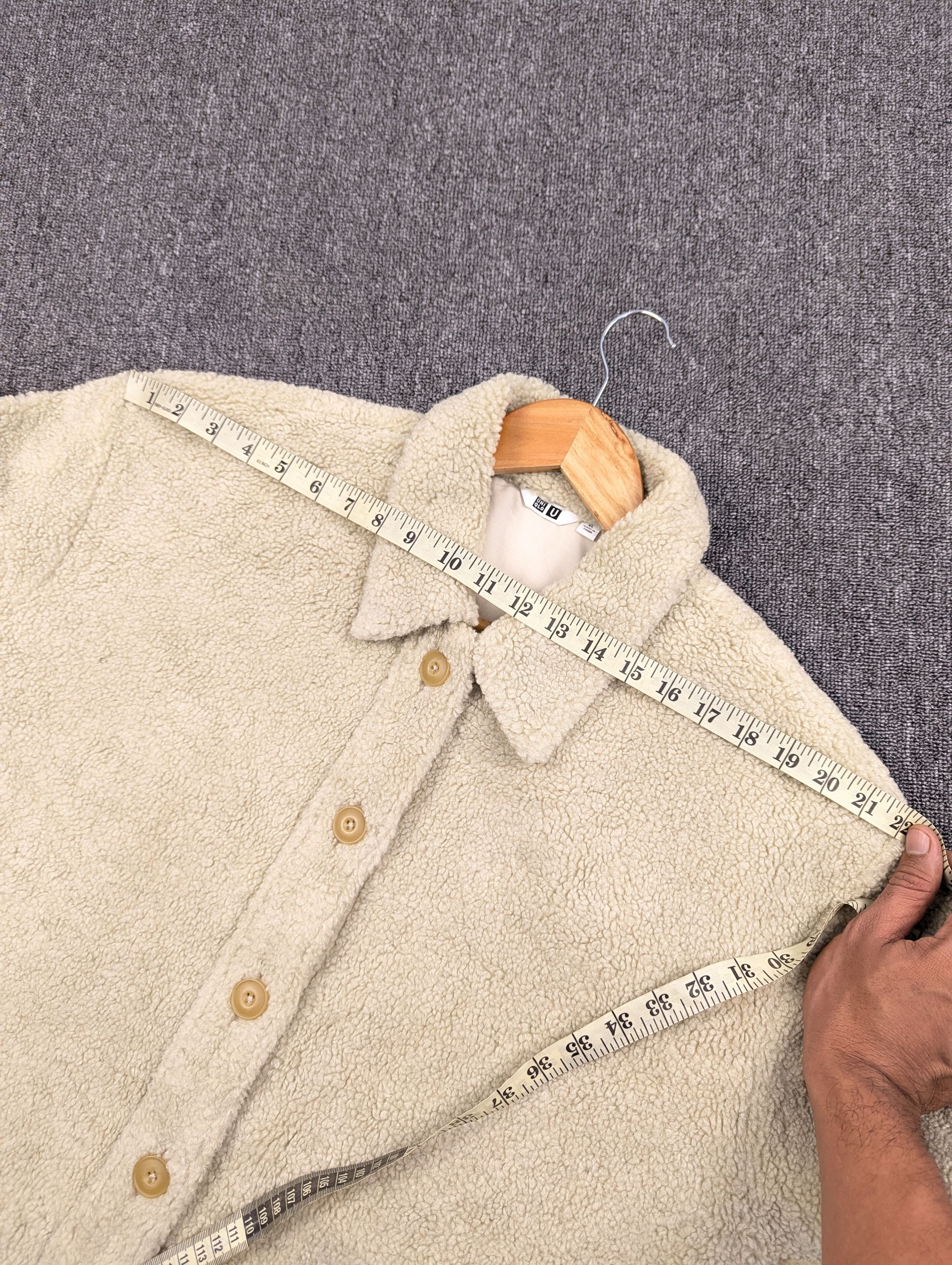 Christophe Lemaire Uniqlo X Christophe Lemaire Sherpa Button Ups Jacket Size US XL / EU 56 / 4 - 16 Thumbnail