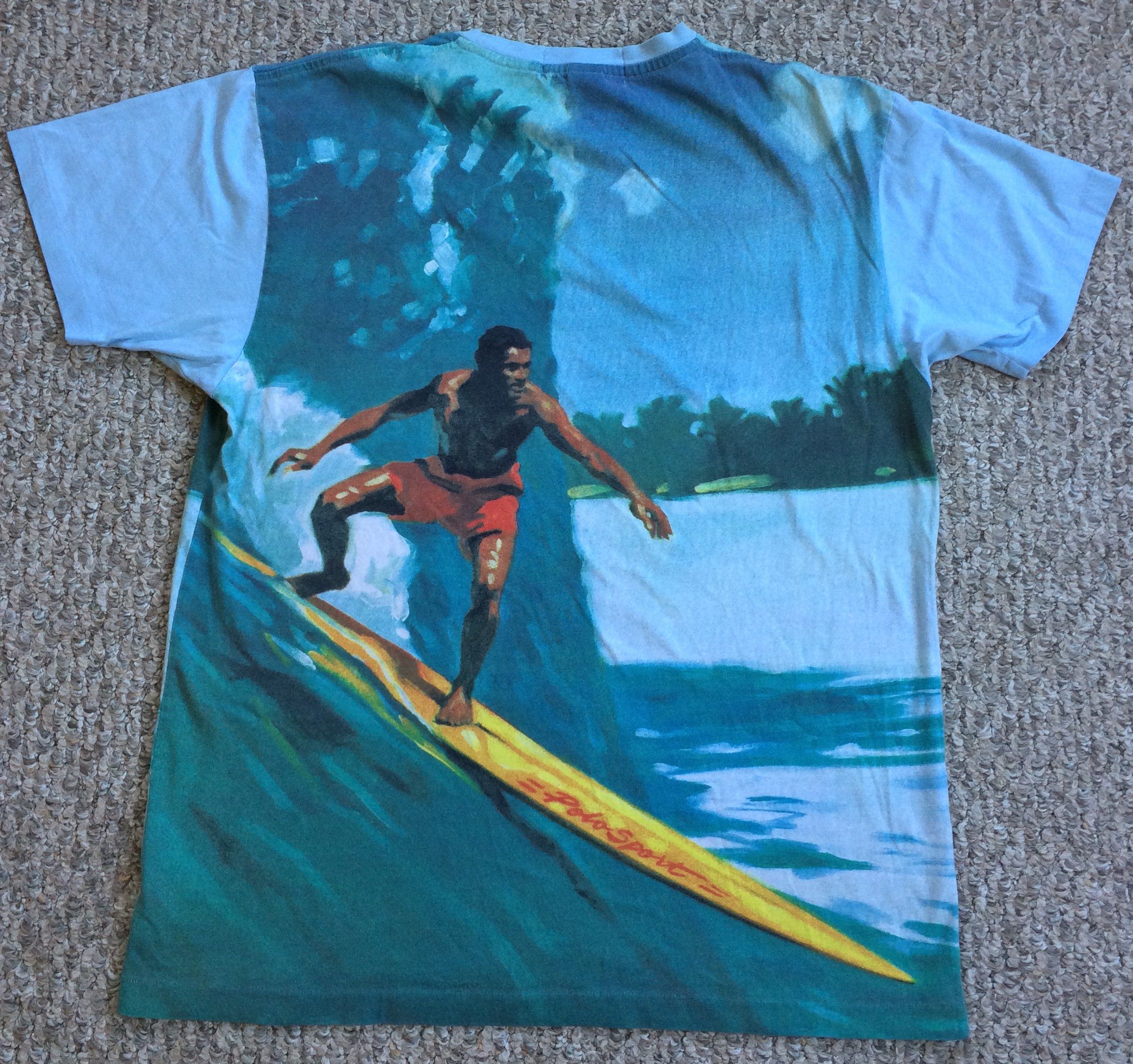 Polo Ralph Lauren OG 1990s Ralph Lauren Polo Sport Surfer Tee Size US S / EU 44-46 / 1 - 4 Thumbnail