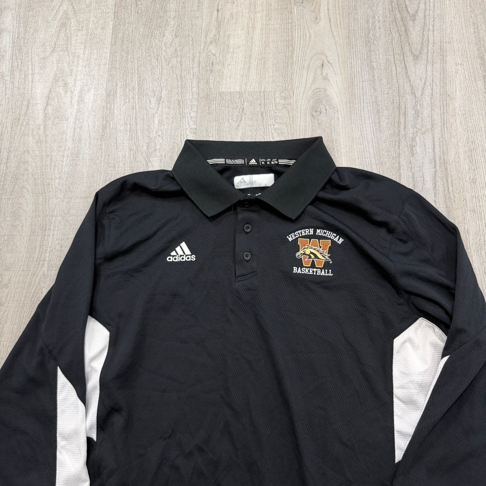 Adidas Adidas Western Michigan Broncos Basketball Rugby Polo XL WMU Size US XL / EU 56 / 4 - 2 Thumbnail