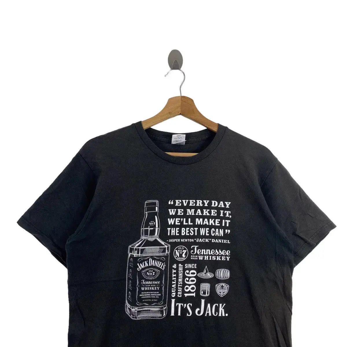 Vintage Vintage JACK DANIELS WHISKEY Tennessee Tee Shirt Top Jasper Size US L / EU 52-54 / 3 - 2 Thumbnail