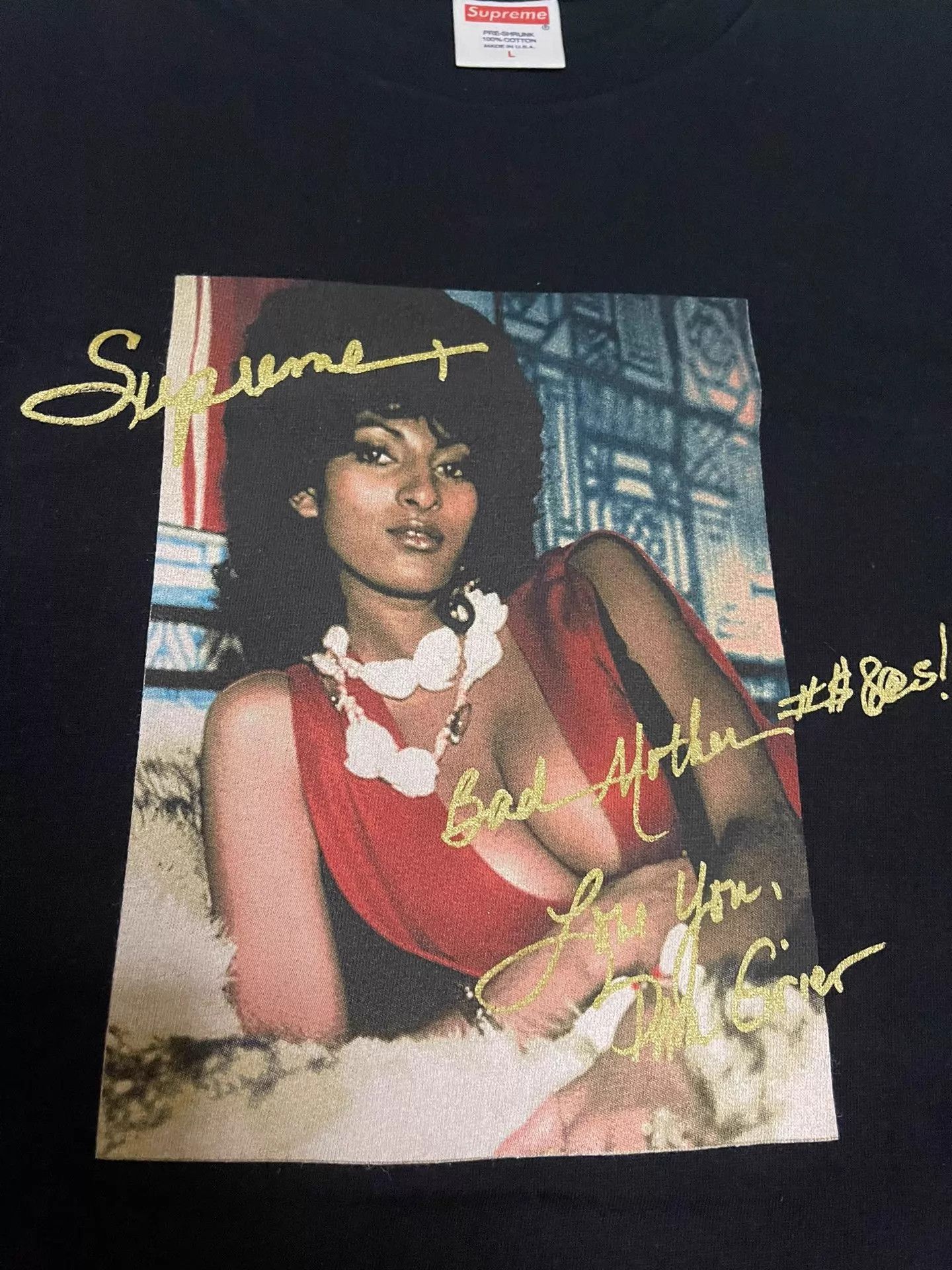 Supreme Supreme Pam Grier 2012 Photo Tee Black L Rare New Size US L / EU 52-54 / 3 - 2 Thumbnail