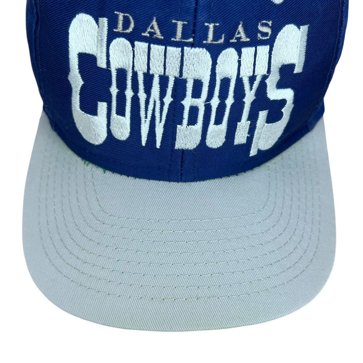 NFL NFL Dallas Cowboys Spell Out Two Tone Embroidered Snapback Size ONE SIZE - 7 Thumbnail