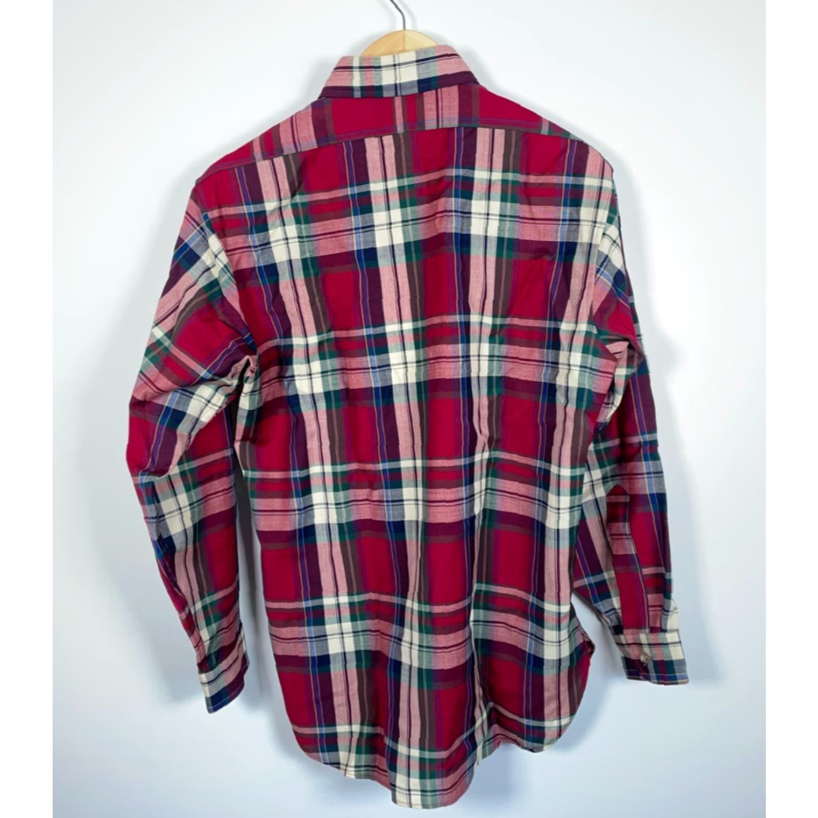 Pendleton VINTAGE Pendleton Shirt Wool Flannel Button-Up Mens Medium Red Plaid Lightweight USA Made 90s Grunge Preppy Casual WorkwearIFemale? Size US M / EU 48-50 / 2 - 2 Thumbnail