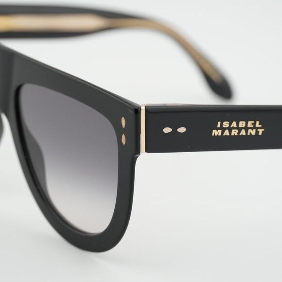 Isabel Marant Isabel Marant IM 0075/S 0807 9O Sunglasses Black Aviator Size ONE SIZE - 8 Thumbnail