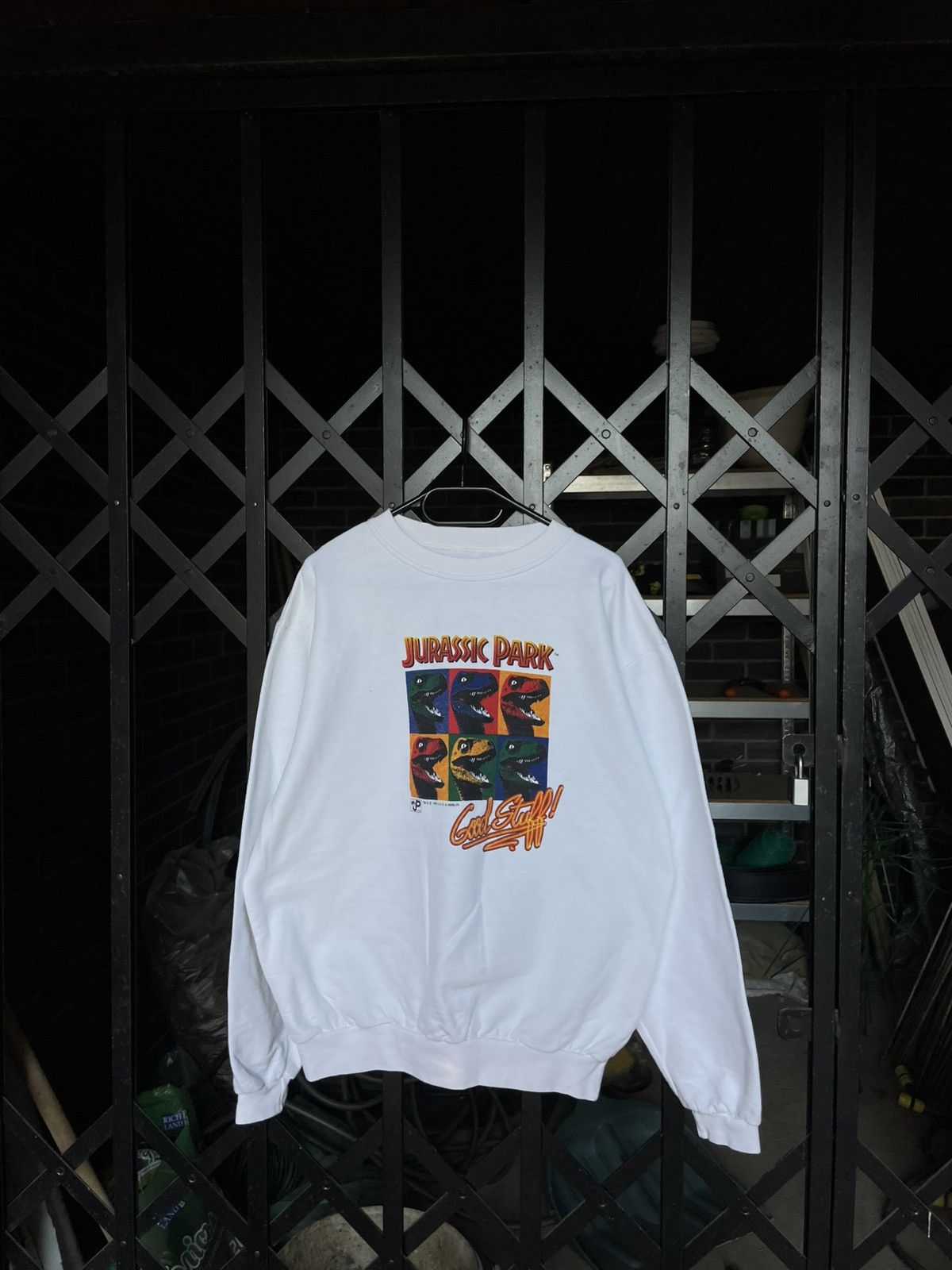 Universal Studios × Vintage Vintage Boxy Jurassic Park LSD Good Stuff Sweatshirt 1993 Size US M / EU 48-50 / 2 - 5 Thumbnail