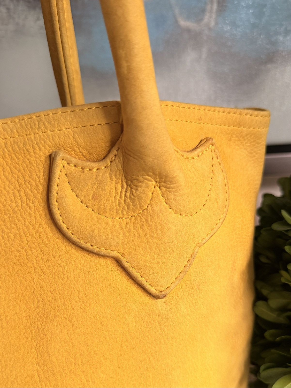 Chrome Hearts Chrome Hearts Yellow Nubuck Cross Patch FS Tote Bag Size ONE SIZE - 7 Thumbnail