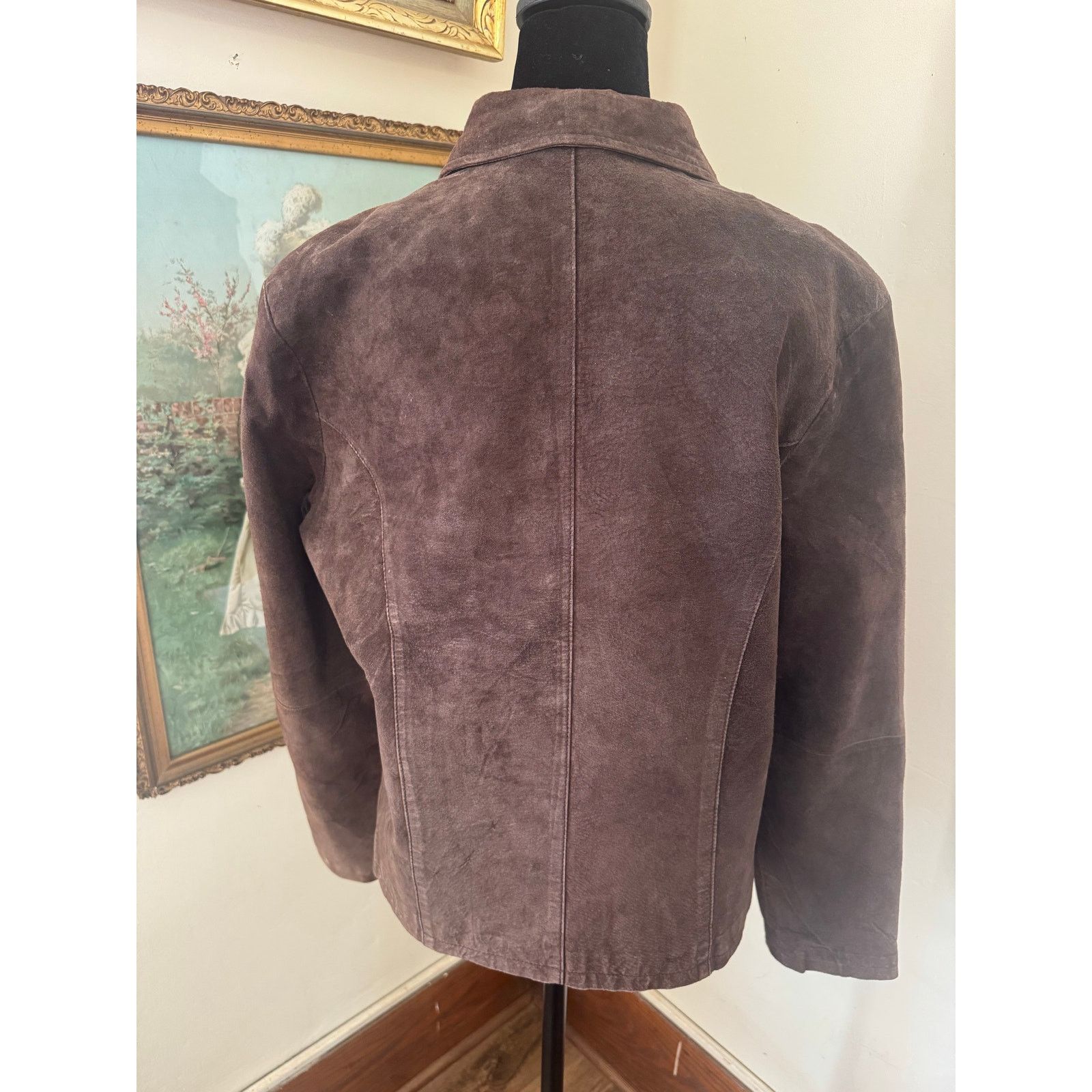 Other Vintage Gilrichco Chocolate Brown Suede Leather Jacket M Size M / US 6-8 / IT 42-44 - 2 Thumbnail