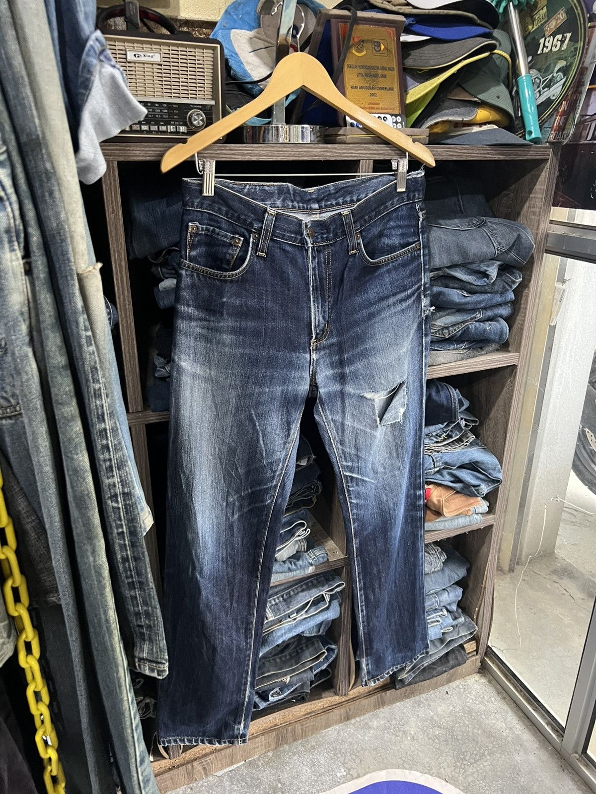 Edwin 🔥Vintage Edwin 402 Distressed Denim Size US 32 / EU 48 - 6 Thumbnail
