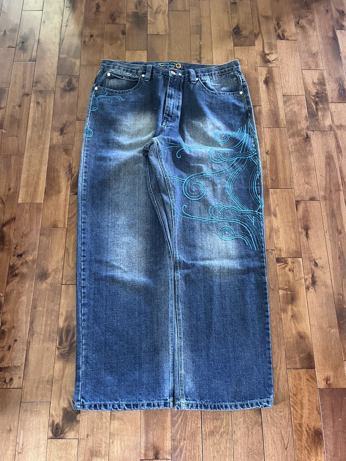 Coogi Baggy Y2K coogi jeans Size US 40 / EU 56 - 3 Thumbnail