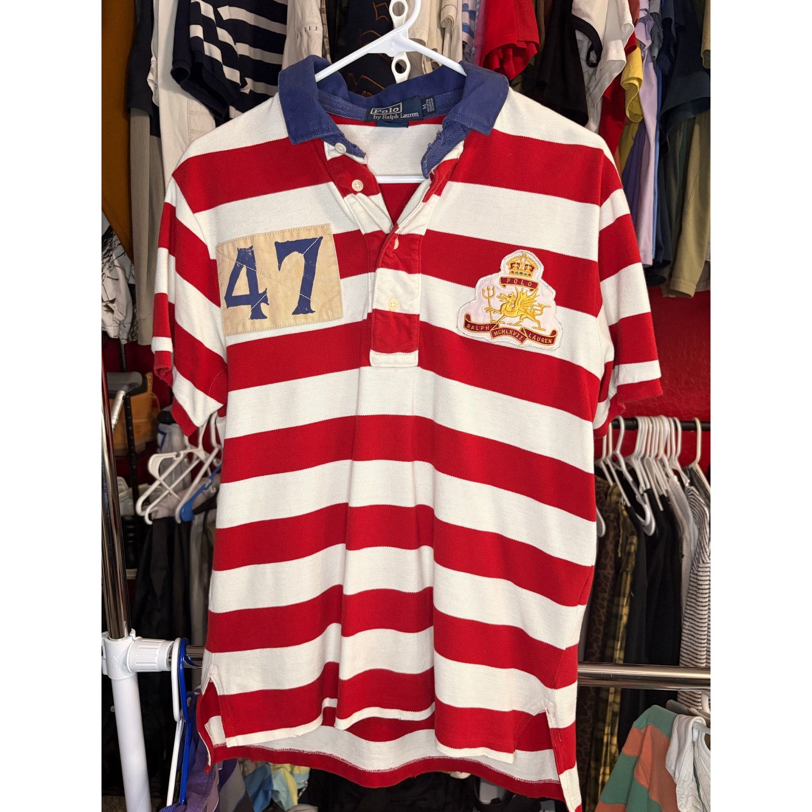 Vintage Polo Ralph Lauren Striped Rugby
