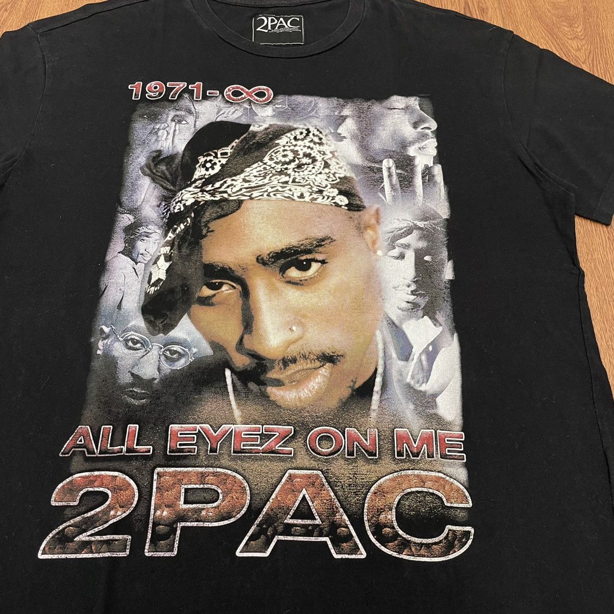 Band Tees × Vintage Vintage 2pac tee Size US L / EU 52-54 / 3 - 2 Thumbnail