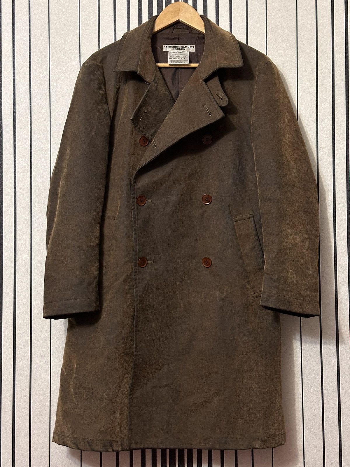 Vintage 1990’s Katharine Hamnett Vintage “Iridescent” Coat/Jacket Size US L / EU 52-54 / 3 - 1 Thumbnail