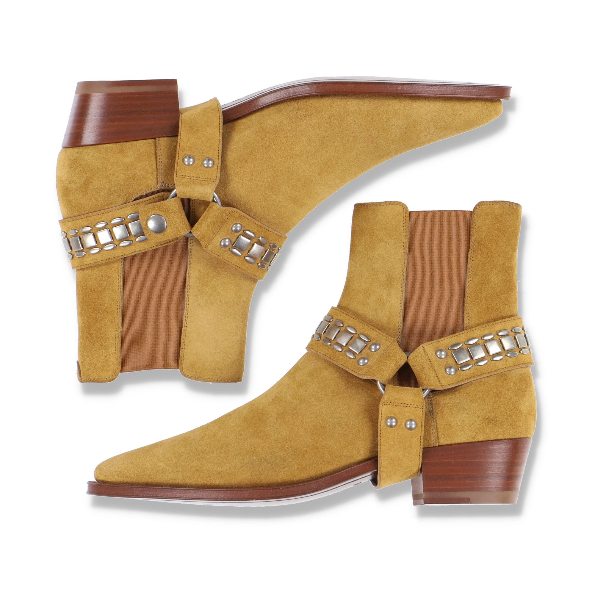 Celine Camargue Biker Chelsea 40mm Havana Boots Size US 9 / IT 39 - 2 Thumbnail