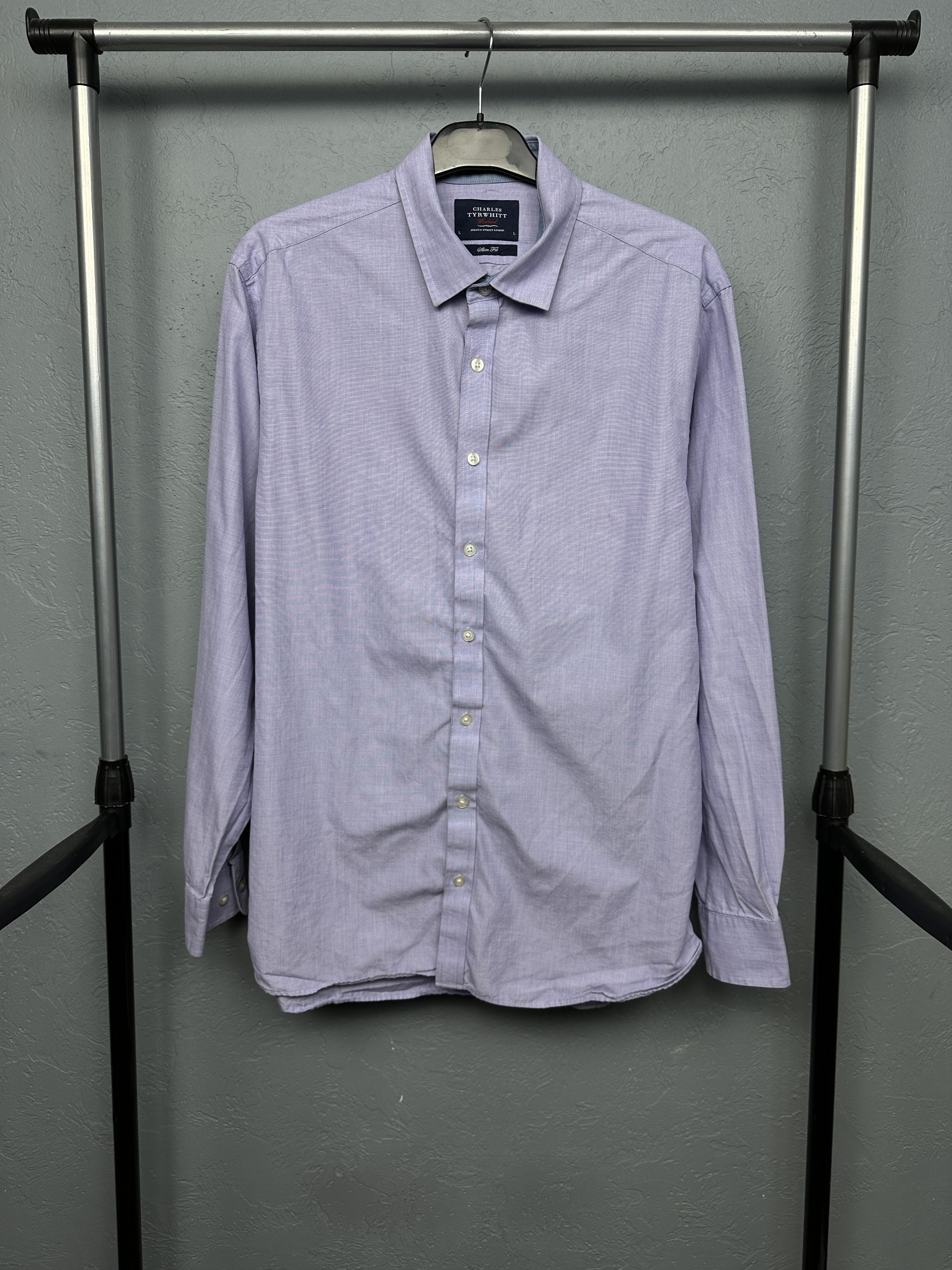 Charles Tyrwhitt Charles Tyrwhitt Mens Long Sleeve Shirt Size US L / EU 52-54 / 3 - 1 Thumbnail