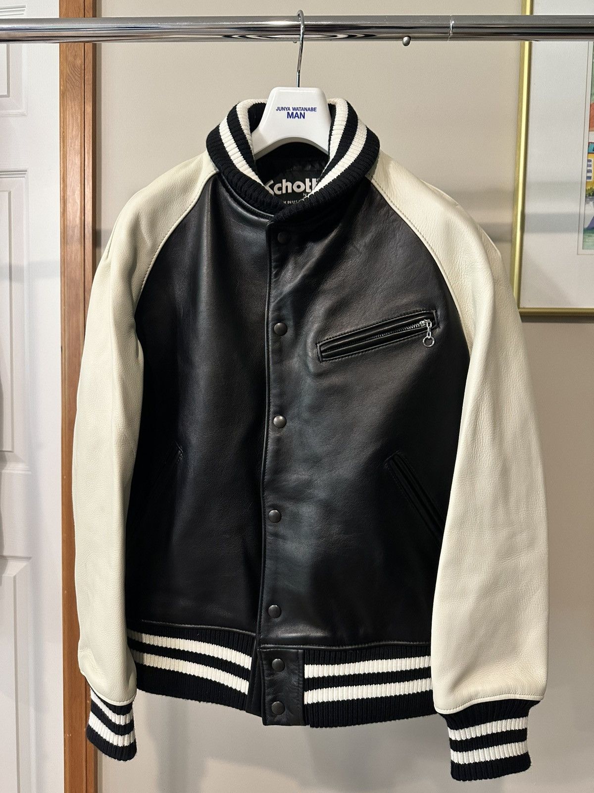 Junya Watanabe Junya Watanabe Schott Leather Jacket Size US M / EU 48-50 / 2 - 1 Thumbnail