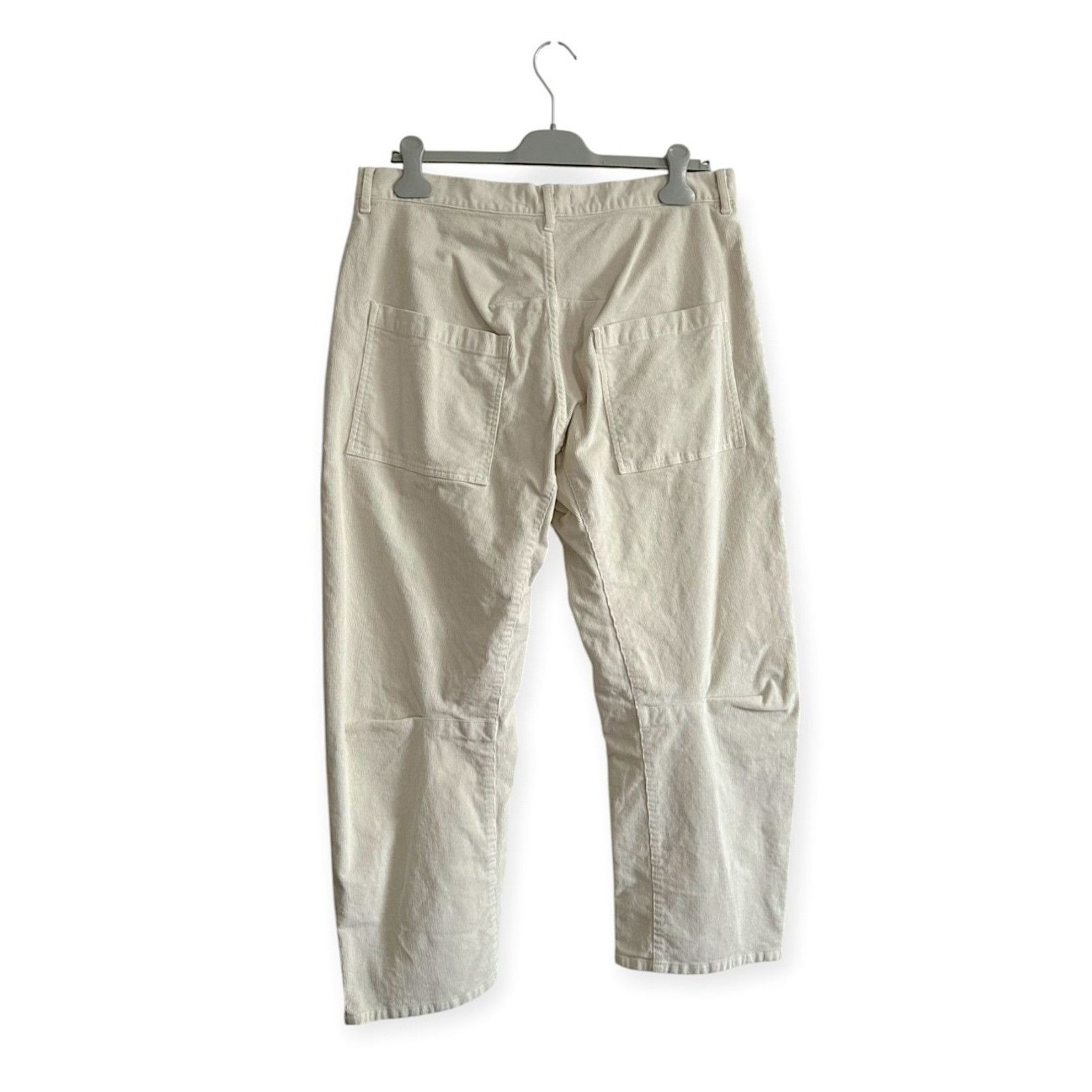 Nili Lotan Nili Lotan Shon Corduroy Pants, Winter White, Size 12, New w Size 34" / US 12 / IT 48 - 2 Thumbnail