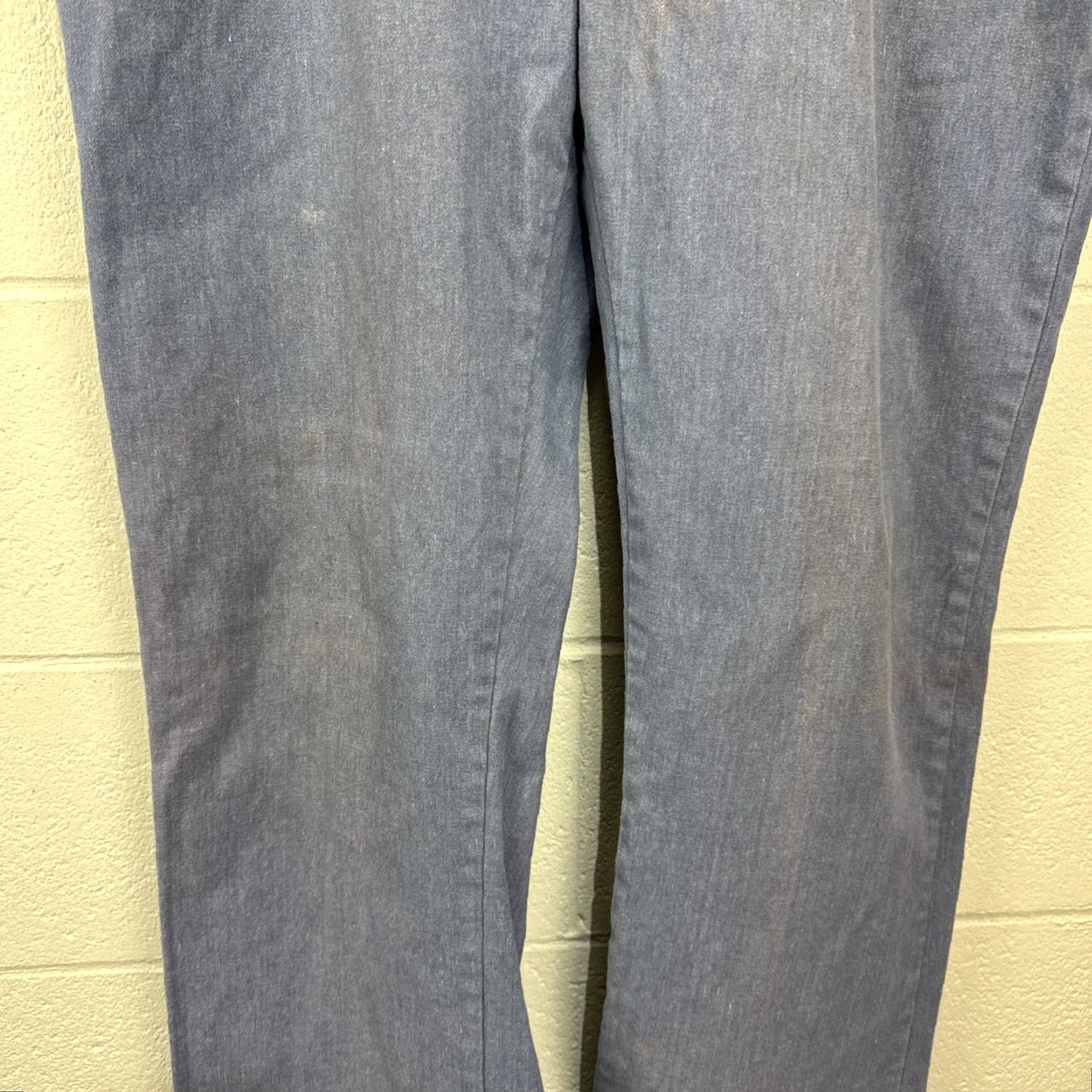 Denime VINTAGE Oak Leaf Scoville 70s Bootcut Jeans 38x34 Blue Mid Rise Mens Size US 38 / EU 54 - 6 Thumbnail