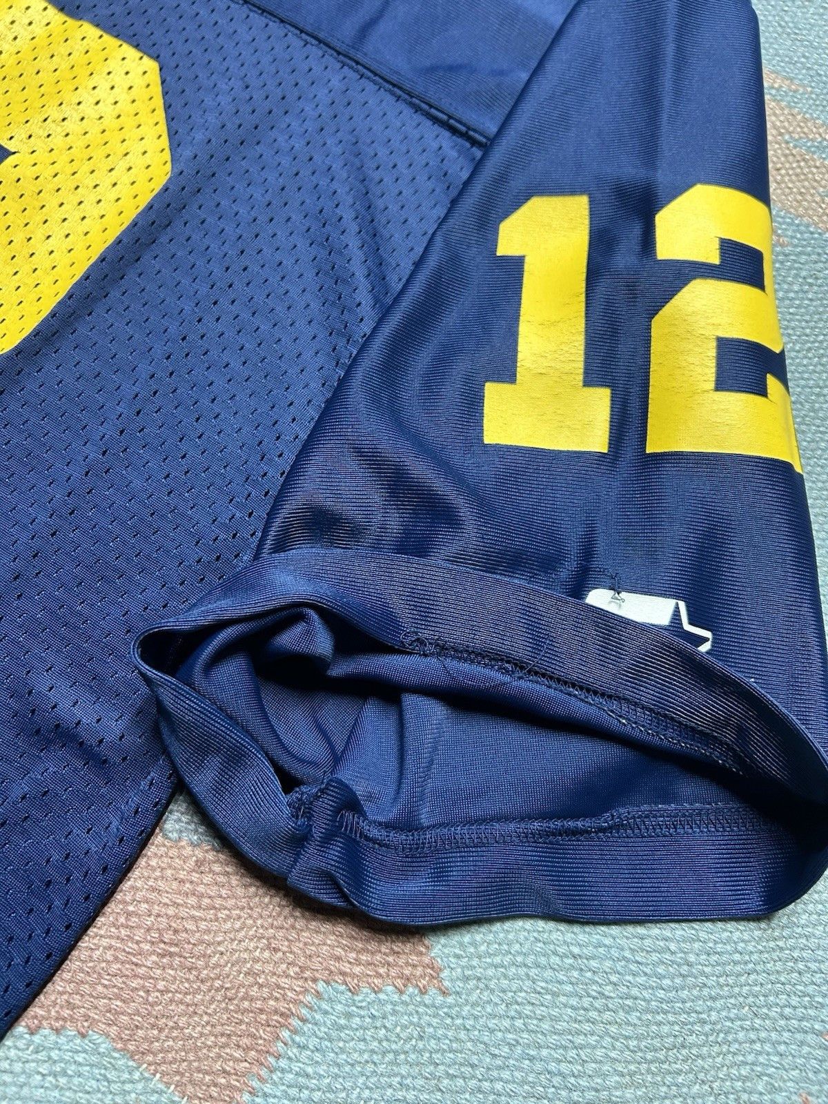Vintage Vtg football jersey university Michigan wolverines #12 52 XL Size US XL / EU 56 / 4 - 8 Thumbnail