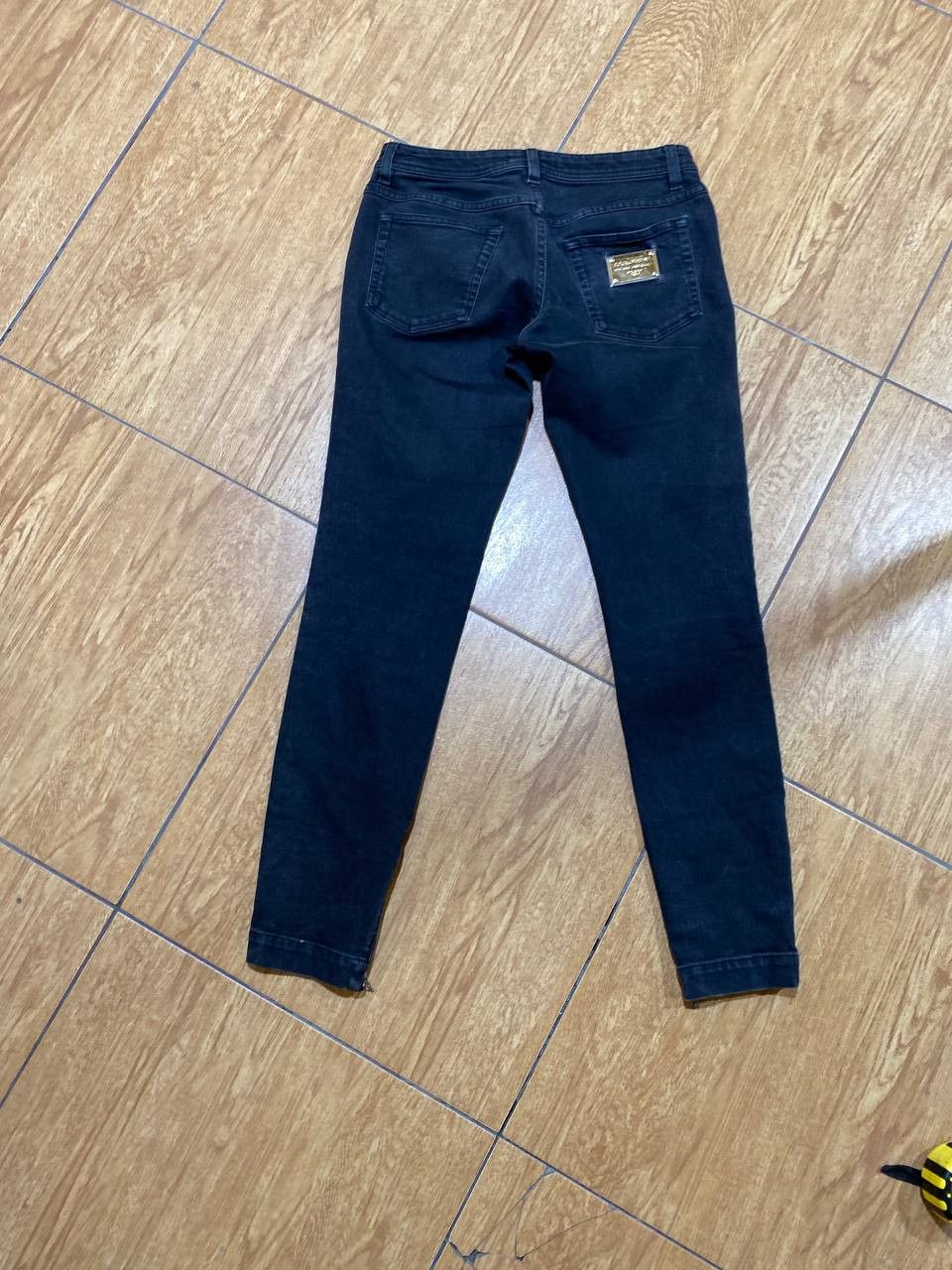 Dolce & Gabbana Dolce & Gabbana Black Distressed Slim Fit Cotton Denim jeans Size 38" / US 16 / IT 52 - 8 Thumbnail