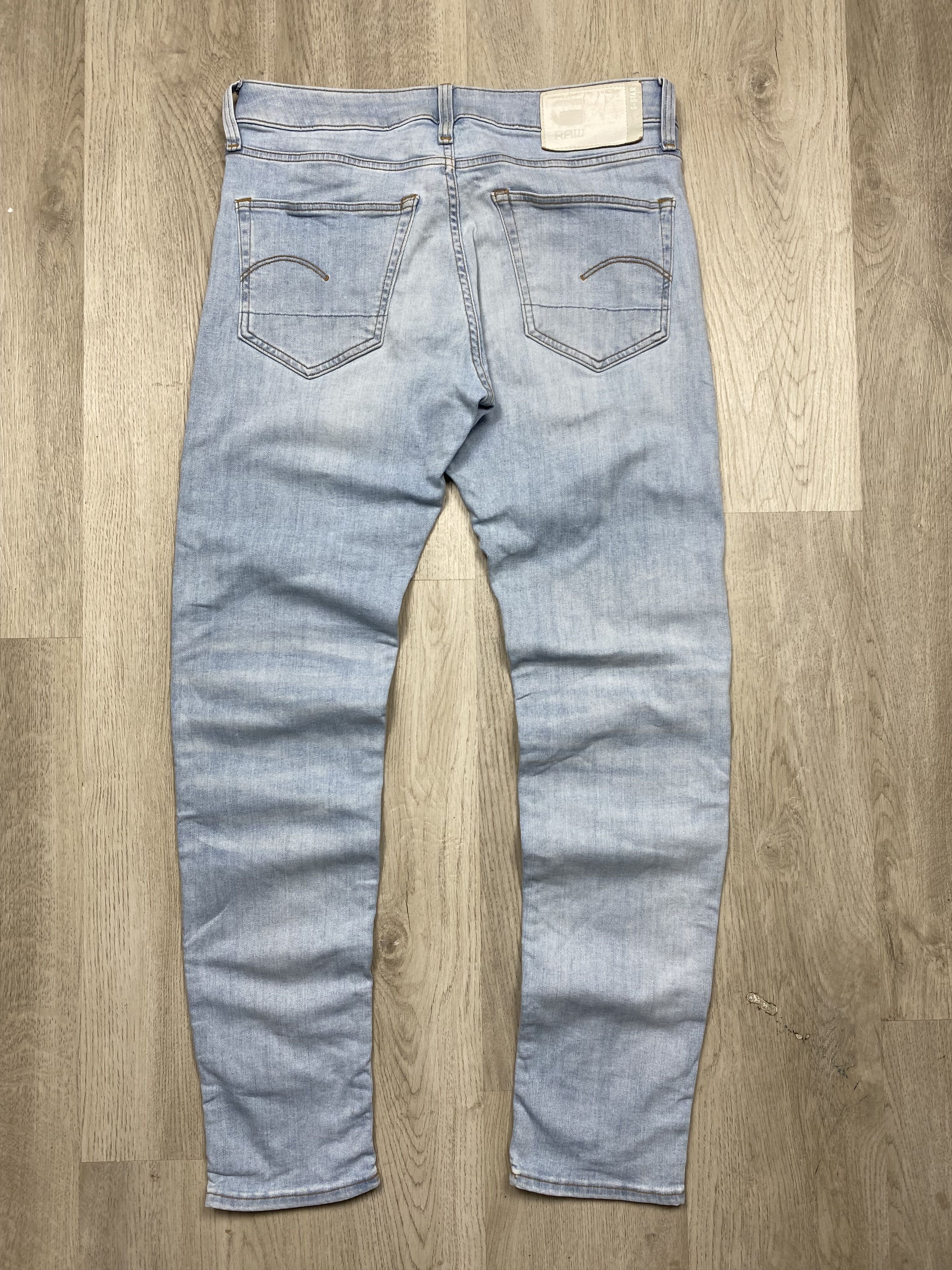 G Star Raw 3301 Mens Deconstructed Slim Denim Pants Jeans