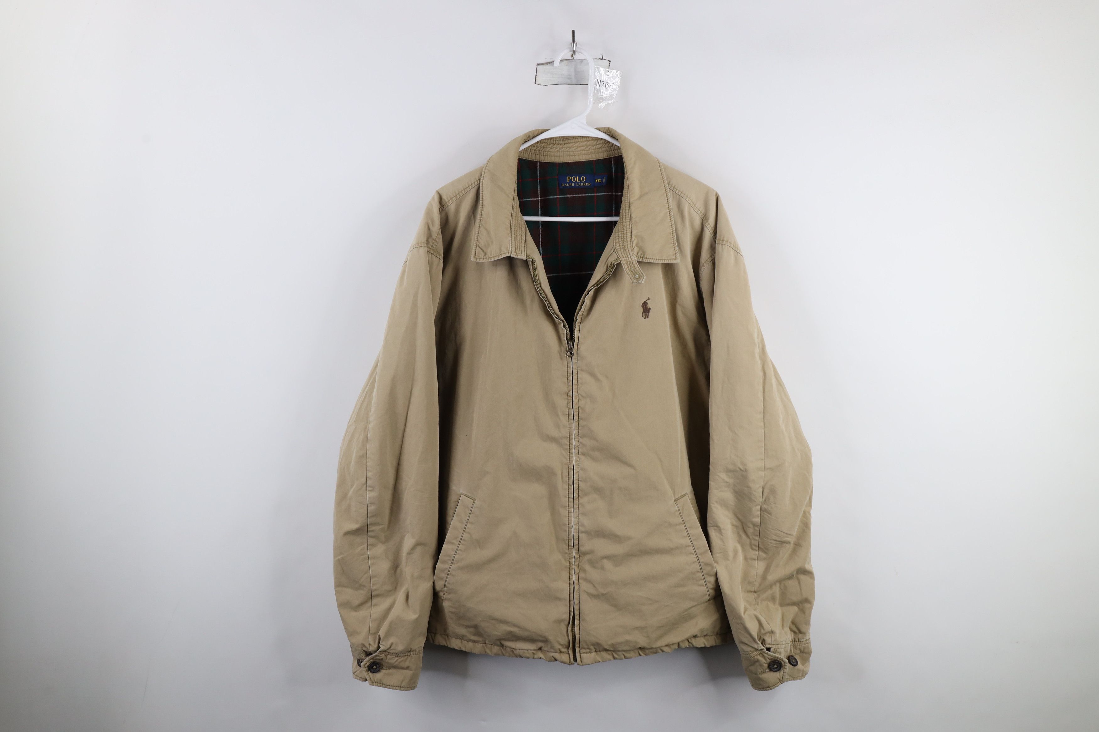 Ralph Lauren × Vintage Vintage Ralph Lauren Flannel Lined Puffer Bomber Jacket Size US XXL / EU 58 / 5 - 1 Thumbnail