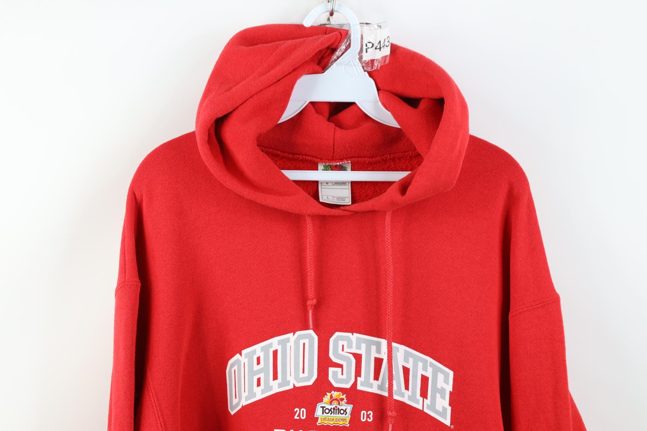 Vintage Vintage Y2K 2003 Fiesta Bowl Ohio State University Hoodie Size US L / EU 52-54 / 3 - 2 Thumbnail