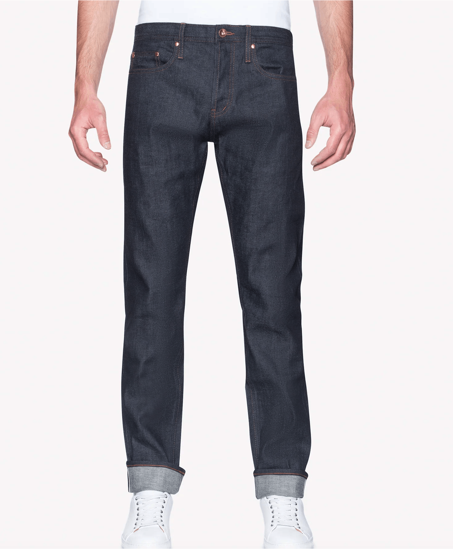The Unbranded Brand UB222 Tapered Fit 11oz Indigo Stretch Selvedge Size US 32 / EU 48 - 11 Thumbnail