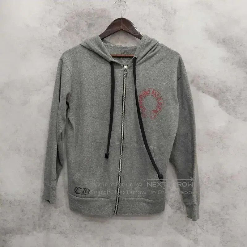 Chrome Hearts Chrome Hearts Women's Gray Long Sleeve Hoodie . Size L / US 10 / IT 46 - 1 Thumbnail