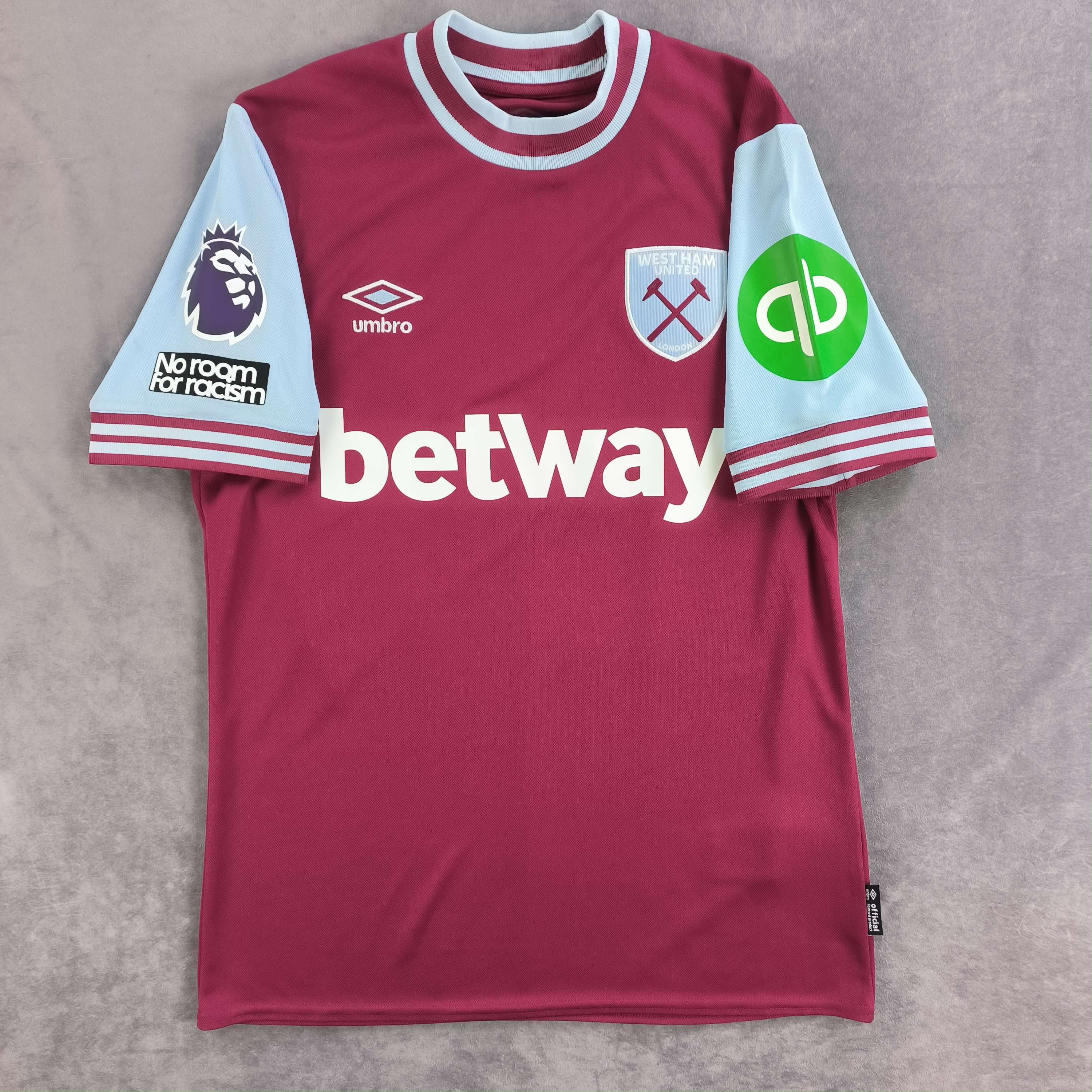 Umbro West Ham United 2024-25 Umbro home Bowen football jersey S Size US S / EU 44-46 / 1 - 2 Thumbnail