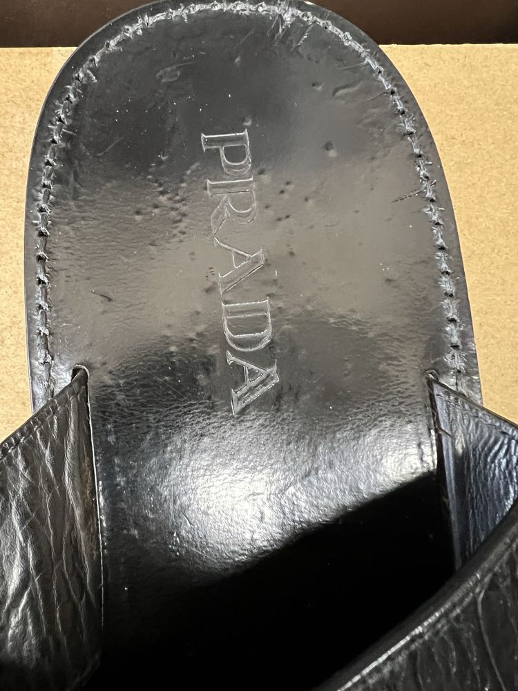 Prada Prada Leather Slip on shoes Size US 11 / EU 44 - 3 Thumbnail